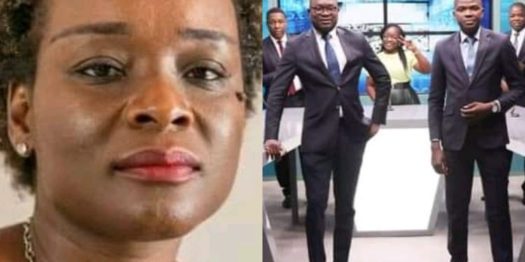 Visuel publicitaire de la chaîne Canal 3 Bénin : Angela Kpeidja crie au scandale !