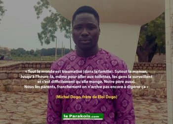 Eloi Dogo : « La police a été défaillante, sinon elle pouvait sauver mon jeune frère », dénonce Michel Dogo.