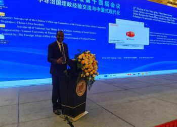 Chine-Afrique : Moktar Adamou doyen de la FDSP Parakou préside un panel à Kunming