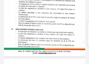 Observation et couverture des communales de mai 2020 : La société civile invitée à déposer ses dossiers à la CENA dès le 17 février.