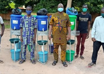 Lutte contre le Covid19 à Parakou : Mariam Baba Moussa renforce les trois arrondissements en matériels de prévention.