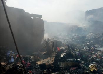 Société / Cotonou : Le marché de friperie de Missèbo a pris feu.