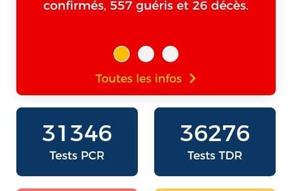 Santé / Covid 19 : 26 morts et 1378 cas positifs au Bénin