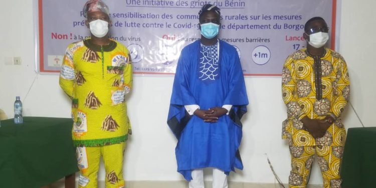 Santé / Covid19 : Les artistes griots du Bénin lancent le projet Campagne stop covid 19.