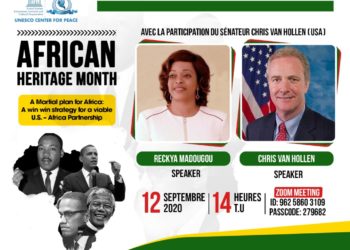 Organisation de ”African Heritage Month” ce samedi 12 Septembre 2020: Recky Madougou y prend part.