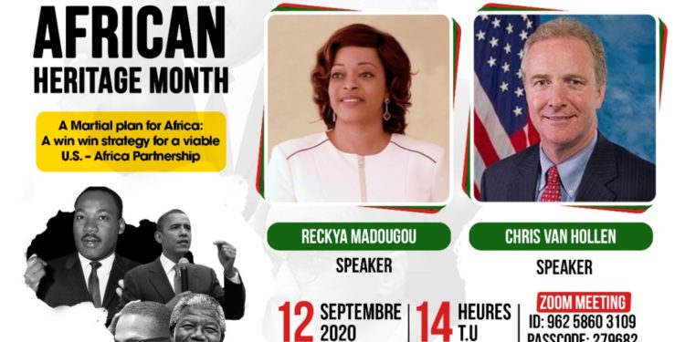 Organisation de ”African Heritage Month” ce samedi 12 Septembre 2020: Recky Madougou y prend part.