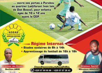 Parakou/Sport: Académie Afrique Espoir ouvre ses portes à Parakou