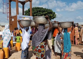 Société/Pèrèrè : Don d’un forage d’eau par la député Mariama Baba Moussa aux populations de Guinagouou (Le cœur d’une mère parle encore)