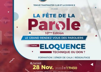 Culture/Fête de la parole : Quatre bonnes raisons pour prendre part au Tenguè Toasmasters Clubs.