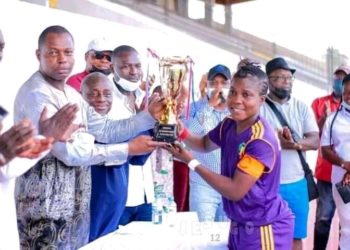 Finale Tournoi du 08 Mars : Élite AC vainqueure de Dynamique FC d’Abomey Calavi, pari gagné pour le couple SIDI ALI