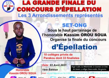 Finale du concours d’épellation à Parakou : Kassim Orou Soua plus près de la jeunesse parakoise