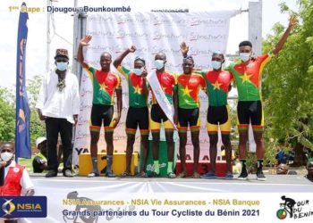 Première étape du Tour Cycliste du Bénin : Le Burkina-Faso démarre en puissance, le Bénin à la traîne.