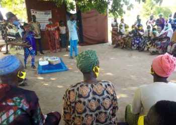 BÉNIN/LUTTE CONTRE COVID-19 : ”La région Grand Est” sensibilise et fait dons aux populations du Septentrion.