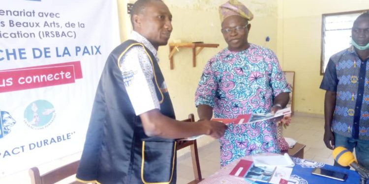 Concours d’affiche de la paix: Lions Club et IRSBAC Com scellent le partenariat d’un levier de promotion des arts..