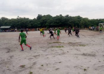 Terrain de football Taekwondo/ Super foot : Royal fc de Tourou victorieux en match d’ouverture face à Élite fc de Tihan ( l’homme sport Ibrahim Chabi Mama parrain du tournoi)