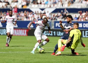 Jodel Dossou : L’attaquant béninois marque son premier but en ligue 1 française.