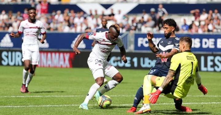 Jodel Dossou : L’attaquant béninois marque son premier but en ligue 1 française.