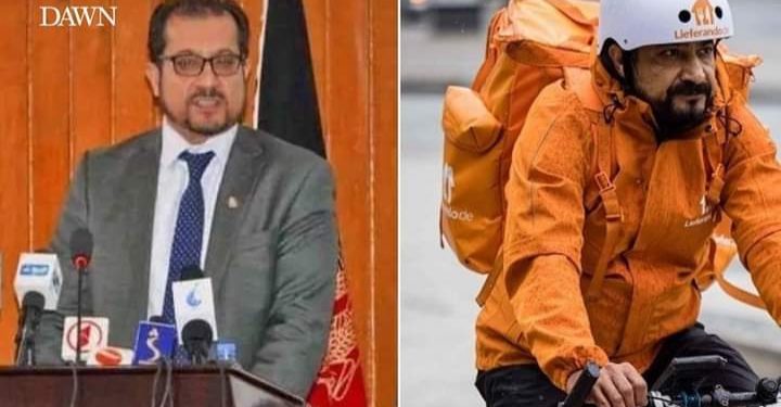 Société : L’ex ministre afghan de la communication devenu livreur de repas en Allemagne.