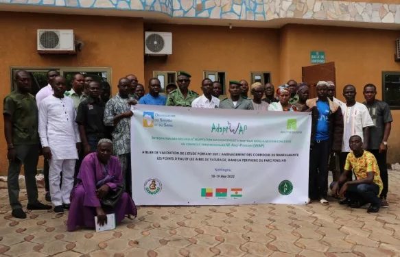 Projet ADAPT-WAP : lancement de l’atelier de validation du rapport de l’étude sur la gestion de la périphérie du parc Pendjari.