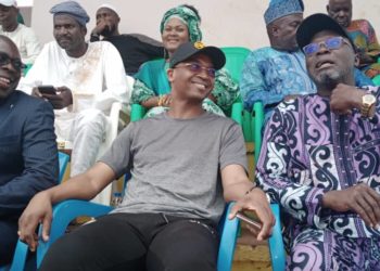 Finale de l’indépendance dans le Borgou : Le match se jouait sur les gradins entre Inoussa Zimé Chabi de Parakou et Roland Gounou Lafia de Nikki.