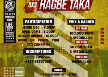 Basket-ball 3×3 : Le Tournoi 3×3 Hagbe taka s’invite à Parakou !