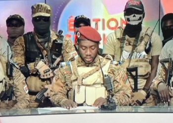 Burkina Faso-Coup d’État confirmé sur la chaîne nationale : Ibrahim Traoré, le nouvel homme fort du pouvoir !