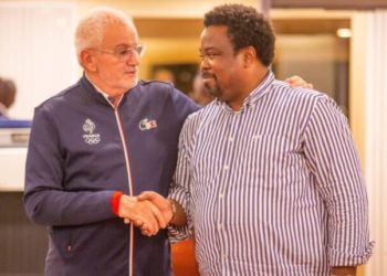 Handball : Le président de la fédération française de handball en visite de travail au Bénin.