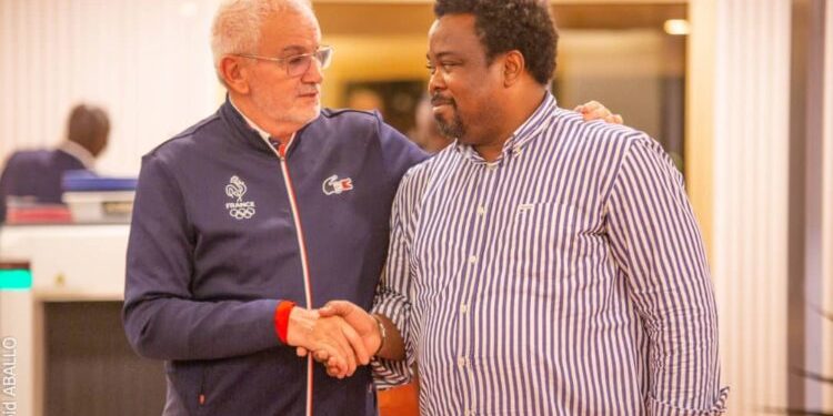 Handball : Le président de la fédération française de handball en visite de travail au Bénin.