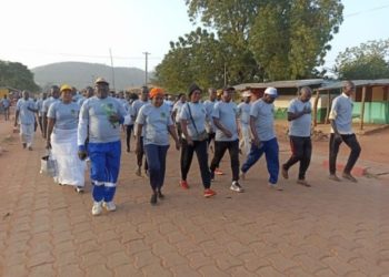 Société – Tanguiéta : Kouaro Yves Chabi Lutte contre les maladies cardiovasculaires à travers une marche au profit des personnes de troisième âge.