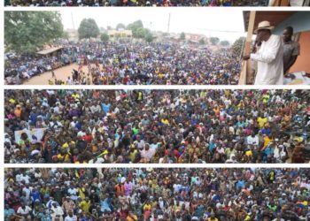Campagne électorale : Boni Yayi prêche ”Les Démocrates” et déjoue les pronostics de popularité. (La marée humaine en images)
