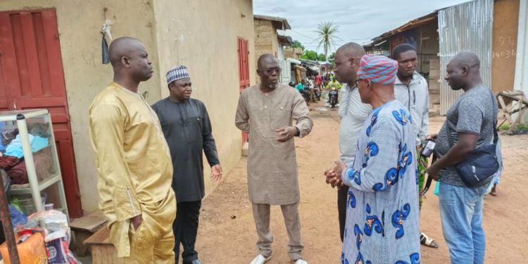 Parakou : Le Maire Inoussa Chabi Zimé réagit après l’incendie du marché Zongo.