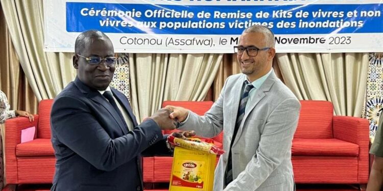 Secours humanitaire 2023 : 2000 kits de vivres d’environ 108 millions au profit des sinistrés par Direct-Aid.