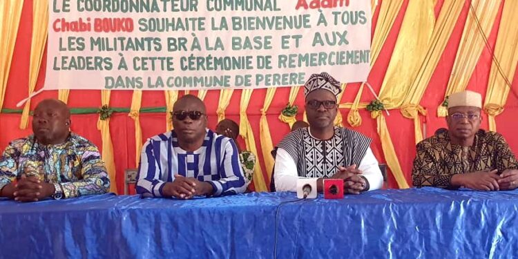 Remerciements des militants Br : Week-end marathon pour Samou Adambi et les leaders du cheval cabré dans la 8 ème circonscription électorale.