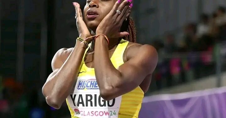 Athlétisme : Noélie Yarigo, ambassadrice de Nobila Assurance et médaillée de bronze aux 19e  championnats du monde en salle, sera au Bénin ce jour.