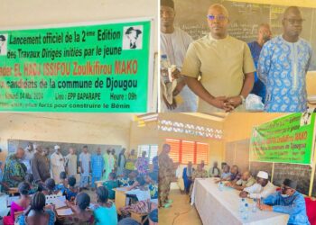 Djougou : Le jeune leader El Hadj Issifou Zoulkifirou Mako offre des TD gratuitement aux candidats.