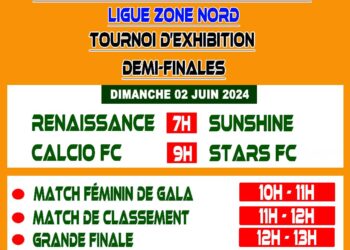 Ligue nord de Mini-foot – Tournoi d’exhibition : Les demi-finalistes connus.