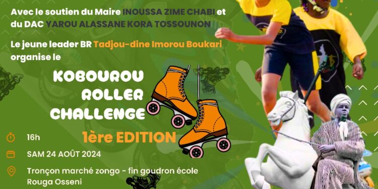 Kobourou Roller Challenge: Tadjou Dine Imorou donne rendez-vous à la jeunesse de Parakou