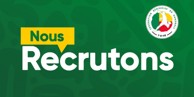 La Fédération Béninoise de Handball recrute : Trois opportunités pour renforcer son équipe administrative