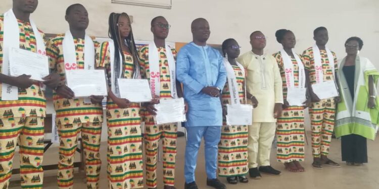 Angela Kpeidja au Jen-Up : “L’humilité fait le journaliste”