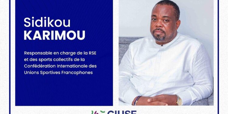 Francophonie sportive : Sidikou Karimou porte l’ambition africaine à la CIUSF