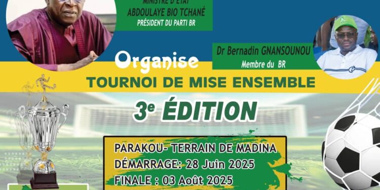 Football et cohésion sociale : Le tournoi “mise ensemble ” du Dr Bernardin Gnansounou démarre cet après midi à Madina