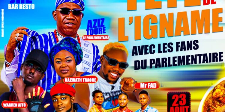Parakou : Le fan club d’Aziz Touré célèbre la 4ᵉ édition de la fête de l’igname pilée