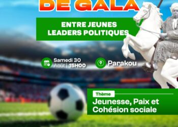 Match de gala à Parakou : jeunes leaders politiques unis pour la cohésion sociale