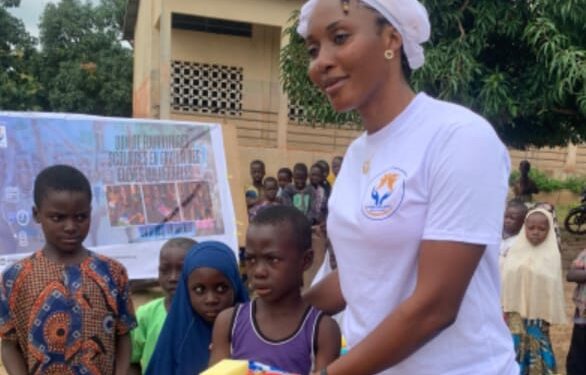 Solidarité : Samirath Kouchele s’engage pour l’éducation à Bassila