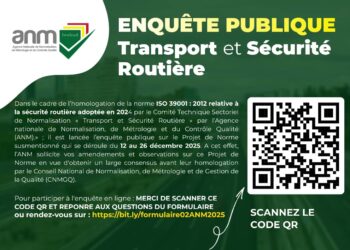 Bénin : l’Agence nationale de Normalisation, de Métrologie et du Contrôle Qualité (ANM) à besoin de votre avis