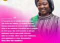 8 mars : Faridatou Zachari Traoré Yacoubou encourage les femmes à poursuivre leurs rêves