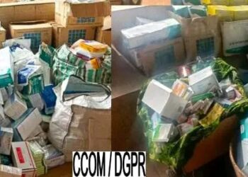 À Sakété : un “pharmacien clandestin” arrêté par la police avec plus de 220 kg de faux médicaments