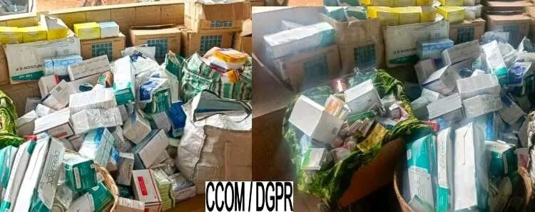 À Sakété : un “pharmacien clandestin” arrêté par la police avec plus de 220 kg de faux médicaments