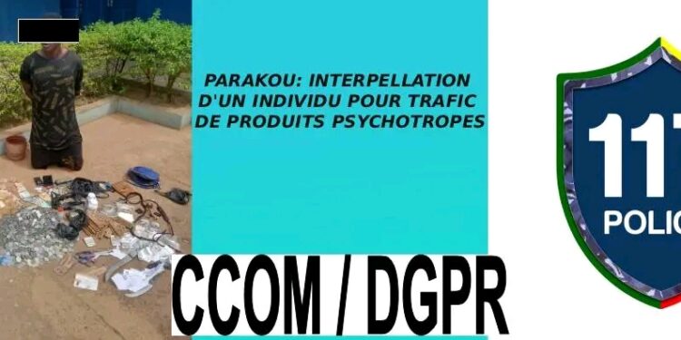 Parakou : un présumé trafiquant de produits psychotropes interpellé au 2e arrondissement